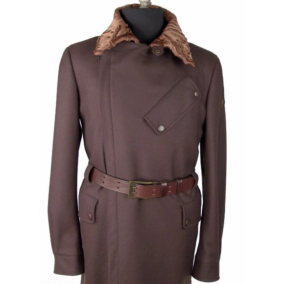 Authentic Belstaff Super Rare Wool Competition Full Length Coat Size EU L  Large - Picture 6 of 16